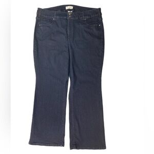 Dark wash high rise boot cut jeans LANE BRYANT